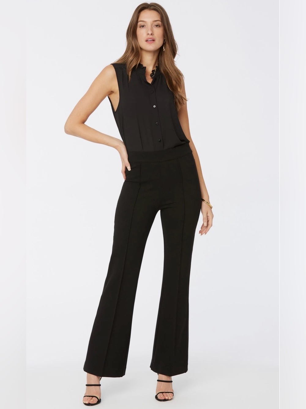 NYDJ Sculpt Her Pull on Wide leg Pants